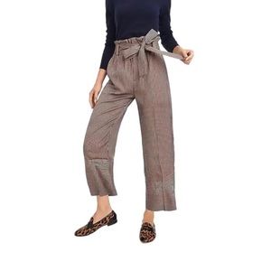 J Crew NWT High Waisted Strip Pants